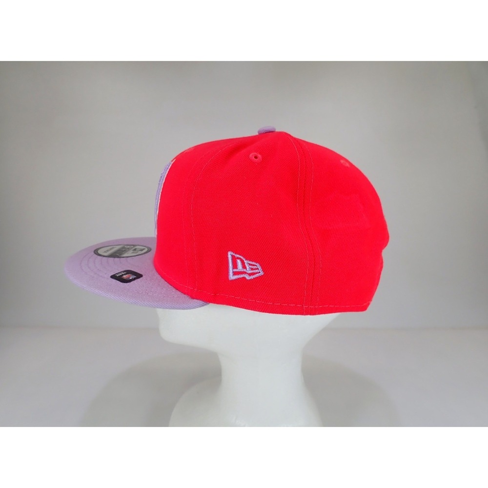 New Era 9FIFTY Tampa Bay Buccaneers Hat Red Lavender 2-Tone Color Pack Snapback - Picture 3 of 9